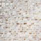 Sample-South Seas Pearls Mini Brick Pattern Polished Mosaic Tile