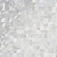 Sample-Serene White Squares Seamless Pearl Polished Mosaic Tile