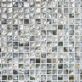 Sample-Deep Sea Black Pearl Square Pattern Polished Mosaic Tile