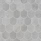 Sample-Bond Excalibur Medium Gray Fishscale Plume Matte Porcelain Mosaic Tile