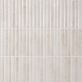 Curve Fluted White 6x12 3D Glossy Ceramic Tile