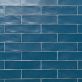Sample-Bayou Marine Blue 3x12 Matte Ceramic Subway Tile