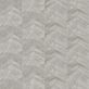 Sample-New Rock Fumo Light Gray 4x21 Chevron Limestone Look Matte Porcelain Tile