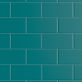 Stacy Garcia Maddox Teal Blue 4x8 Matte Ceramic Subway Wall Tile
