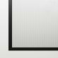 Finestra 34x62 Reversible Screen Bathtub Door with Fluted Glass in Matte Black