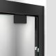 DreamLine Encore 48"x76" Reversible Sliding Shower Alcove Door with Clear Glass in Satin Black