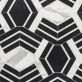 Mezzo Brava Black & White Polished Marble Mosaic Tile