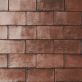 Sample-Emery Copper 4x8 Metallic Handmade Crackled Terracotta Subway Tile