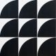 Stacy Garcia Maddox Deco Charcoal Black 8x8 Matte Porcelain Tile