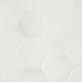 Sample-Kaleko Hexagon Natural White 8" Matte Porcelain Tile