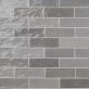 Sample-Portmore Gray 3x8 Glazed Ceramic Subway Wall Tile