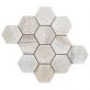 Sabbia Marble 4" Hexagon Polished Mosaic