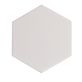 Exagoni Puro White 6x7 Hexagon Blanco Matte Ceramic Wall Tile