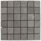 Sample-New Rock Fossil Dark Gray 2x2 Limestone Look Matte Porcelain Mosaic Tile