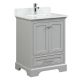 Glendale 24'' Gray Vanity And Marble Counter