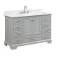 Glendale 48'' Gray Vanity And Marble Counter