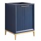 Bungalow Navy and Gold 24" Single Vanity without Top