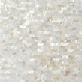 Serene White Bricks Seamless Pearl Polished Mosaic Tile