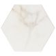 Amalfi Calacatta 6” Hexagon Polished Porcelain Tile