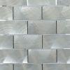 Sample-Industrial Silver 2x4 Aluminum Tile