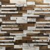 Sample-Driftwood Myrtle Wood Mosaic Tile