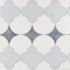 Sample-Layla Azul Blue Polished Marble Mosaic Tile