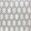 Sample-Infinity Asian Temple Gray & Lagos Hexagon Polished Marble Tile