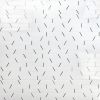 Sample-Matrix White Trapezoid Steel and Nanoglass Polished Mosaic Tile
