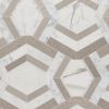 Sample-Mezzo Andente Beige Polished Marble Mosaic Tile