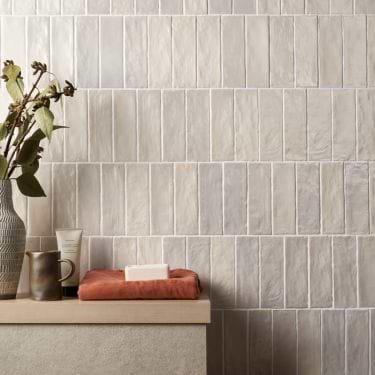 Montauk Sand Dune Beige 2x8 Mixed Finish Ceramic Subway Tile