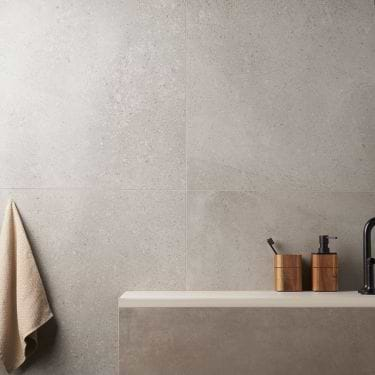 New Rock Fumo Light Gray 24x24 Matte Porcelain Tile