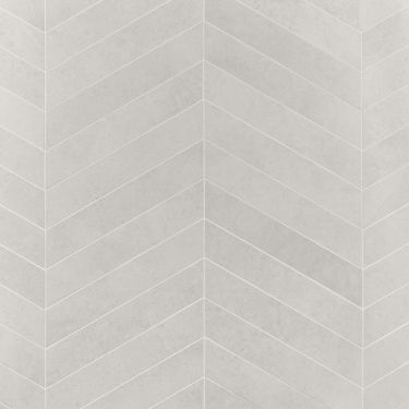 New Rock Perla White 4x21 Chevron Matte Porcelain Tile