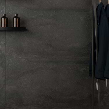 Acadia  Charcoal Black 24x48 Matte Porcelain Tile