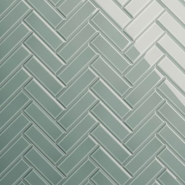 Rise Sage Green 4x12 Beveled Glossy Ceramic Subway Tile