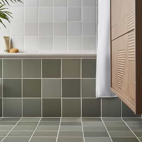 Born Sage Green 5x5 Matte Porcelain Tile