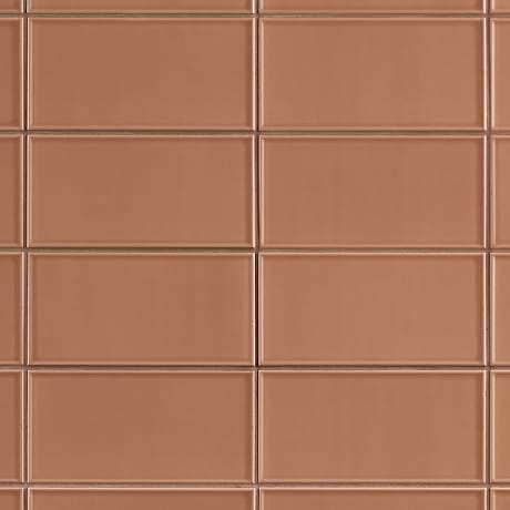 Maddox Frame Terracota 4x8 Matte Ceramic Subway Wall Tile by Stacy Garcia