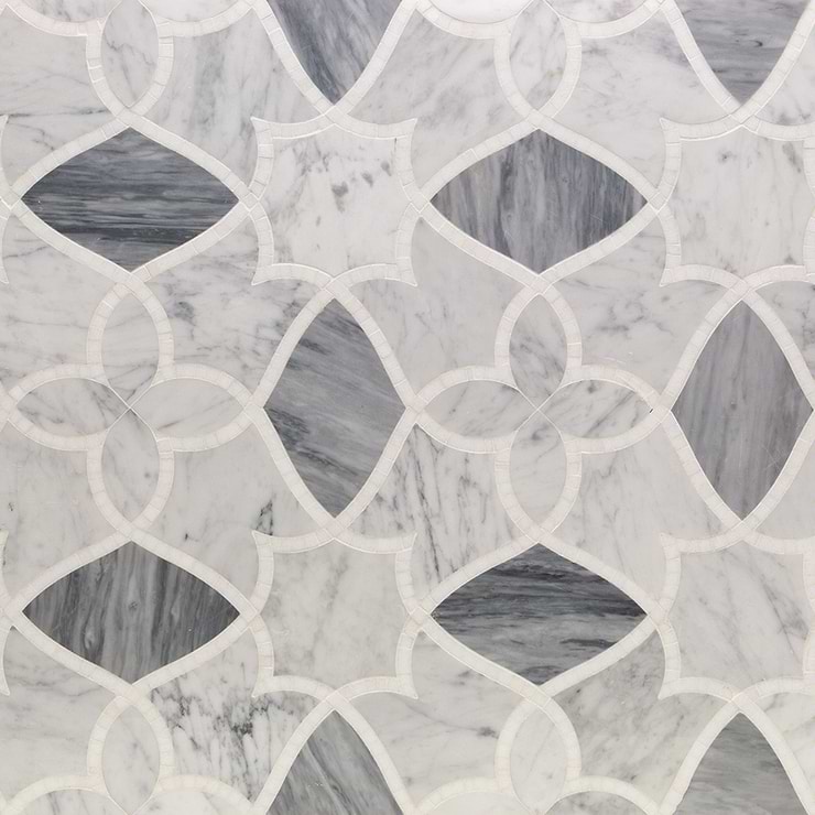 Elysian Carrara Marble Tile- Polished