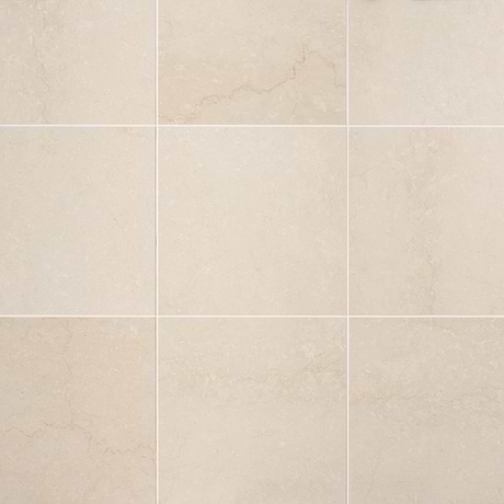 Botticino Extra Light Beige 18x18 Polished Marble Tile