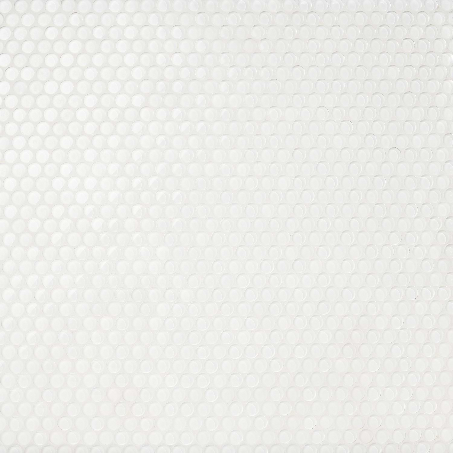 Shop For Loft Super White Glass Penny Round Tiles at TileBar.com