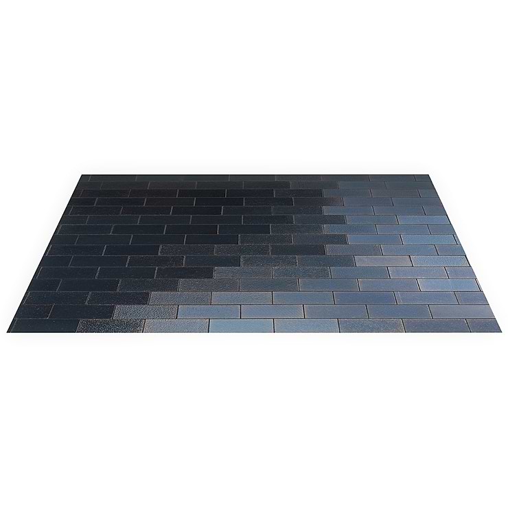 Magma Brick Iron Gray 3x6" Polished Lava Stone Tile