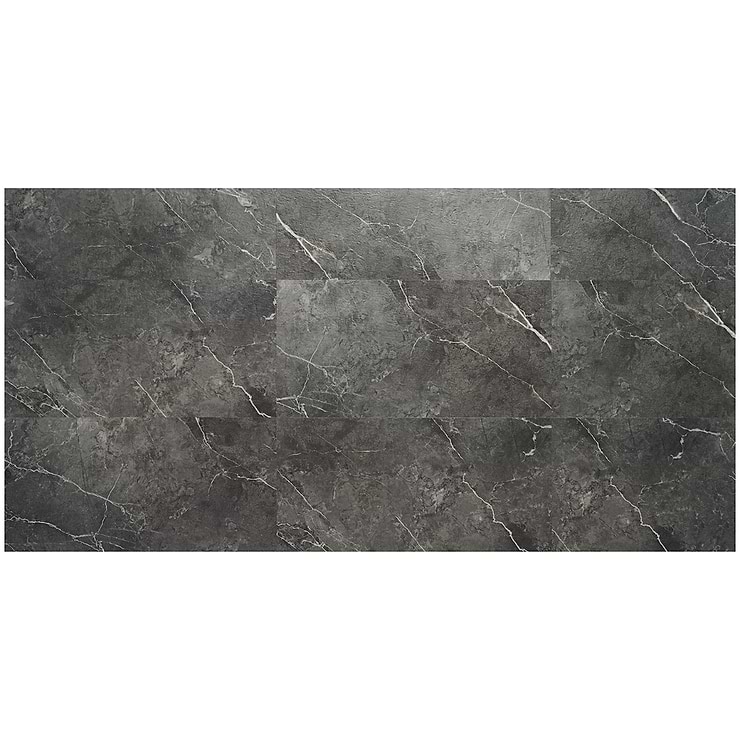 Katone Chauny Marble Dark Gray 18x36 Glue Down Luxury Vinyl Tile