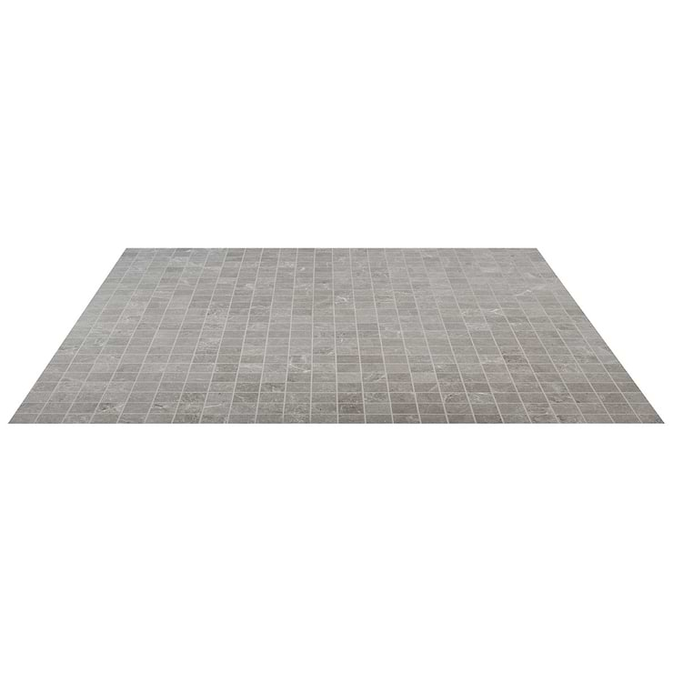 ZenTech Silver Gray 2x2 Matte Porcelain Mosaic Tile