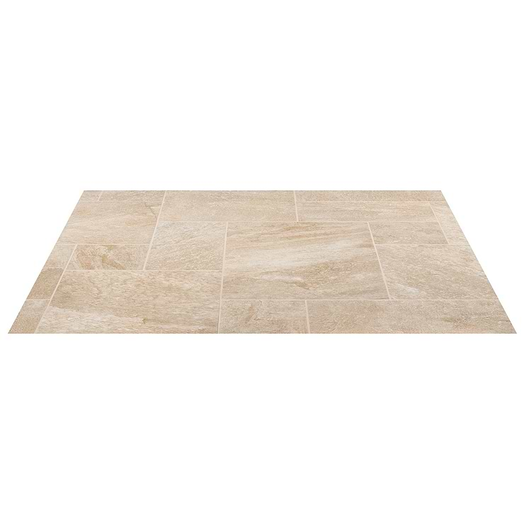 Shala Sand Beige French Pattern Matte Porcelain Tile