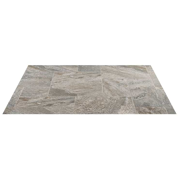 Shala Storm Gray French Pattern Matte Porcelain Tile