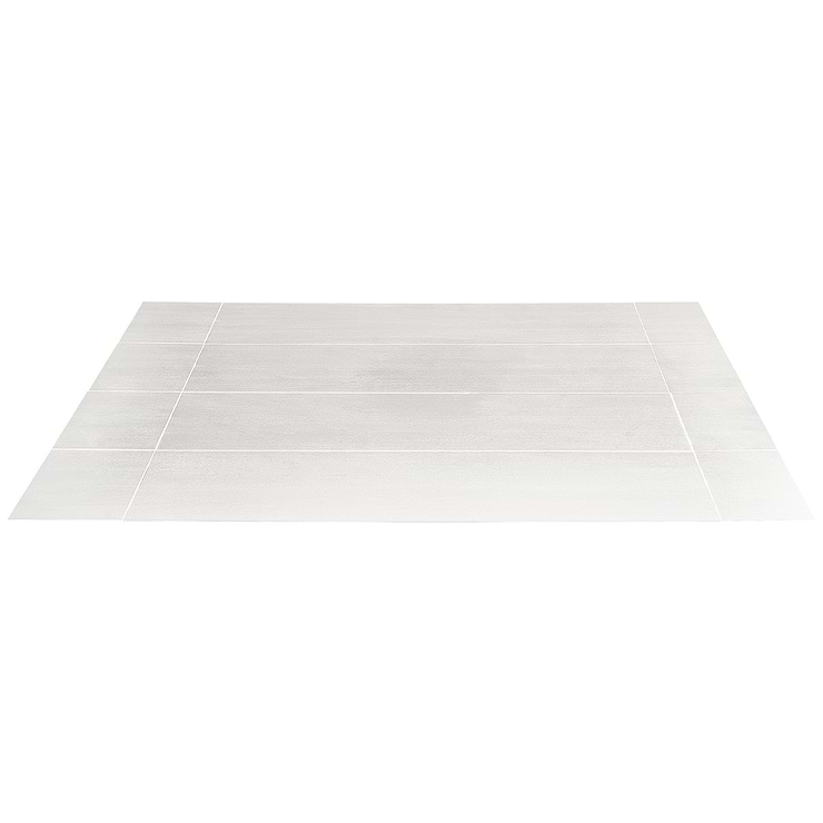 Wonderland 3D Shine White 12x36 Polished Ceramic Tile