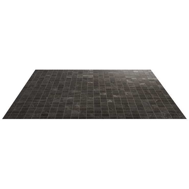 Santo Charcoal Black 2x2 Matte Porcelain Mosaic Tile