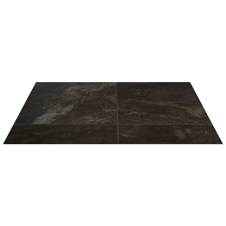 Santo Charcoal Black 36x36 Matte Porcelain Tile