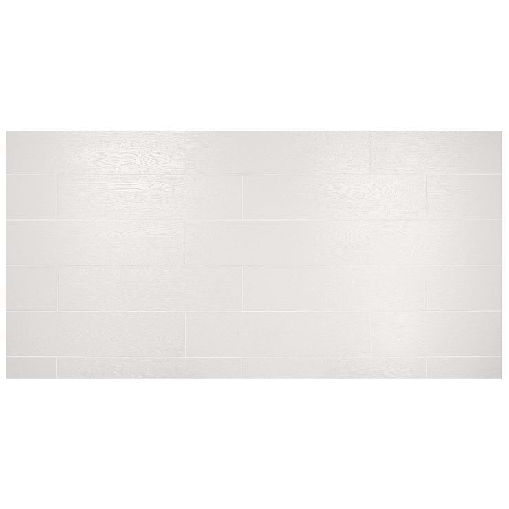 Skoven Blanco 8x36 White Matte Porcelain Wood Look Tile