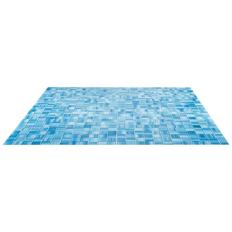 Marley Ocean Blue 2x2 Polished Glass Mosaic