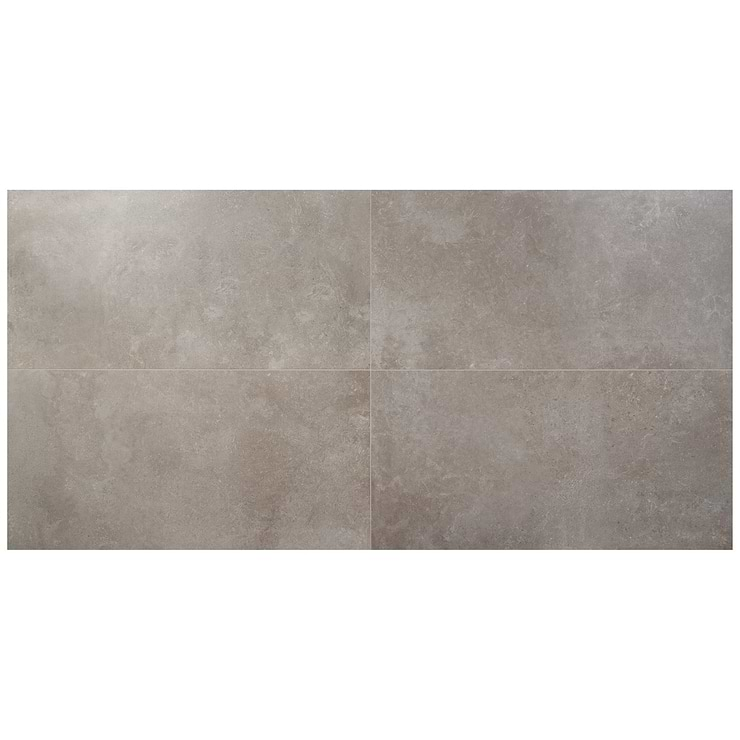 Saint Remy Grigio Gray 24x48 Limestone Look Semi-Polished Porcelain Tile